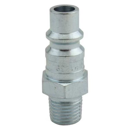 H-Style Quick Connect Plug, 1/4 in MNPT, Steel, Pack of 10 MPN:1839