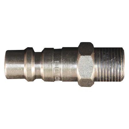 G Style Plug, 3/8 in MNPT, Steel, PK5 MPN:1859