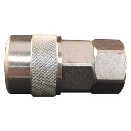 AA Style Coupler, 3/8 in FNPT, Steel, Pack of 5 MPN:1875