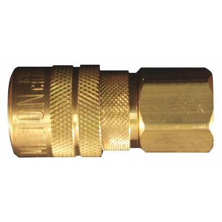 M-Style Coupler, 3/8 in FNPT, Brass, Pack of 10 MPN:718