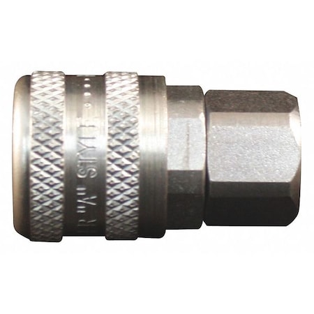 A Style Coupler, 1/4 in FNPT, Steel, PK10 MPN:775