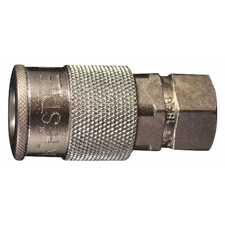 H-Style Coupler, 1/4 in FNPT, Steel MPN:S-1833