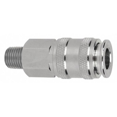 Universal Coupler, 1/4 in Body, 1/4 in MNPT MPN:S-744