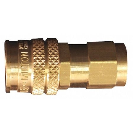 AMT Style Universal Coupler, 1/4 in FNPT, Brass MPN:S-745