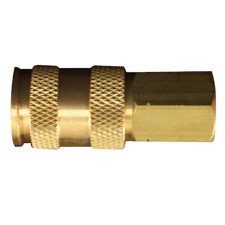 V Style High Flow Coupler, 1/4