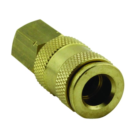 V Style High Flow Coupler, 3/8