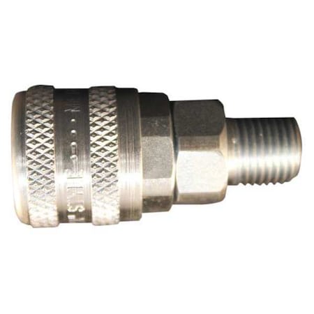 A Style Quick Coupler Body, 1/4 in MNPT, Steel, 300 psi MPN:S-776