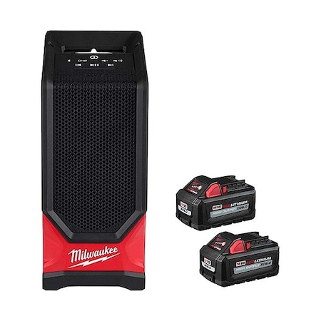 M18 Speaker + M18 HO XC6.0 Battery (2PK) MPN:2954-20, 48-11-1862