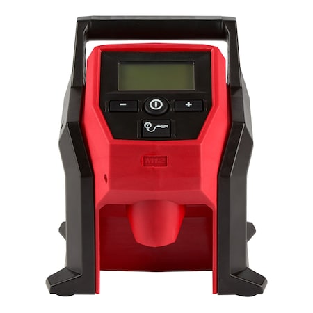 Cordless Inflator, M12 REDLITHIUM, Bare Tool, 120 psi Max., 26 in Hose Lg, Cordless MPN:2475-20