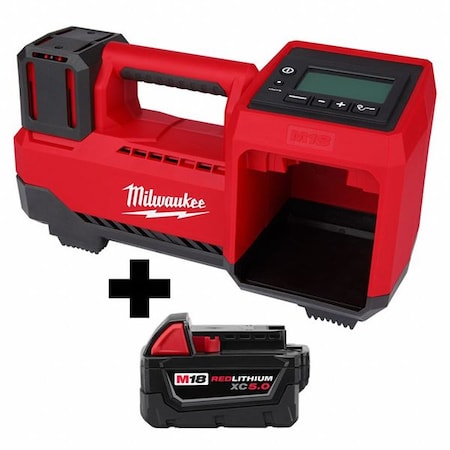 Inflator Kit, 150 psi, 18V DC, 36