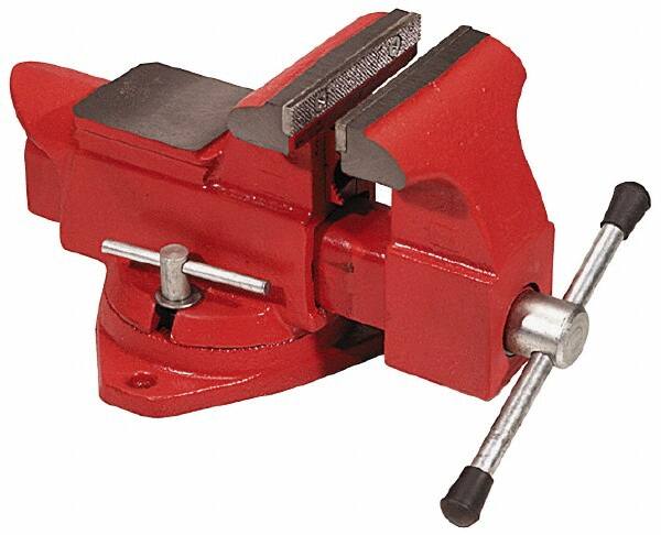 Bench & Pipe Combination Vise: 3.5