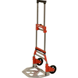 Milwaukee Fold Up Hand Truck 150 lb. Capacity Silver/Red 73777