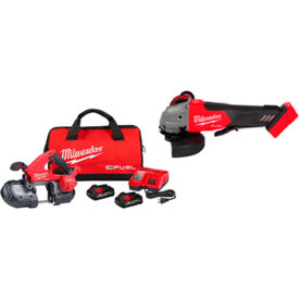 Milwaukee® 2829-22 M18 Compact Band Saw Kit Bundled With M18 4-1/2 Angle Grinder B2396263-FI-Kit