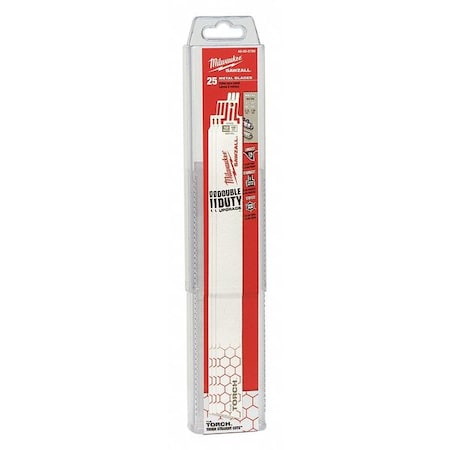 Super Sawzall Bl 18T 12LBIMETAL Blade MPN:48-00-8789