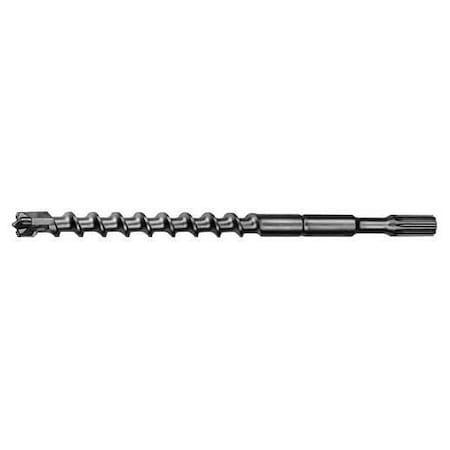 1 in. x 36 in. 4-Cutter Spline Rotary Hammer Drill Bit MPN:48-20-4380