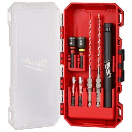 7 pc. SHOCKWAVE Impact Duty Carbide Hammer Drill Bit for Concrete Screw Installation Kit MPN:48-20-9097