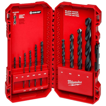 14 pc. THUNDERBOLT Black Oxide Drill Bit Set MPN:48-89-2800