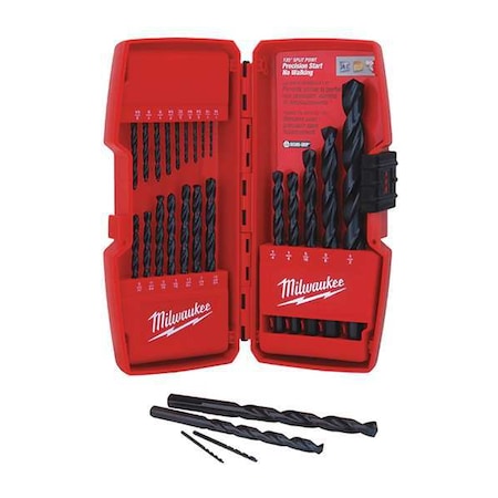 THUNDERBOLT Black Oxide Drill Bit Set - 21PC MPN:48-89-2801