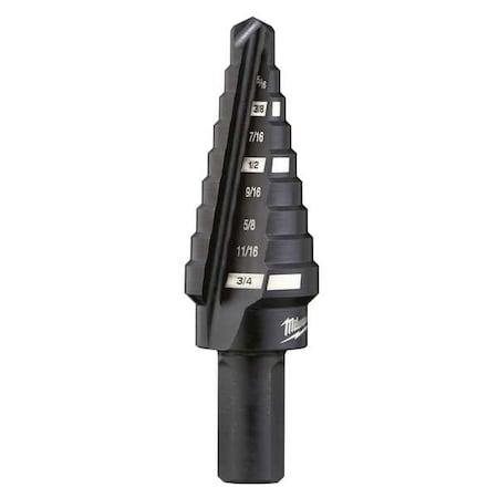 No. 3 Step Drill Bit, 1/4