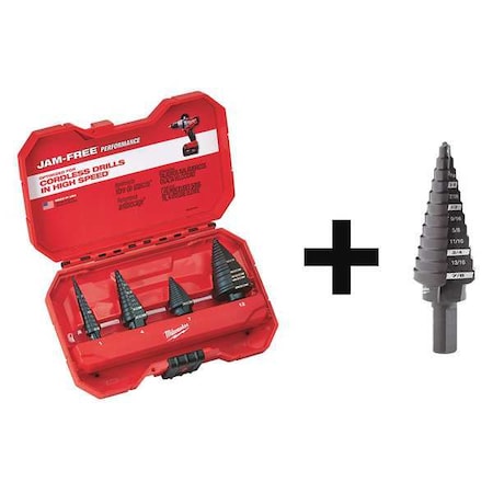 No. 4 Step Drill Bit, 3/16