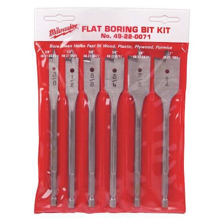 Flat Boring Bit 6