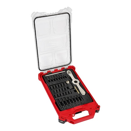 38PC Metric Tap & Die PACKOUT Set w/ Hex-LOK 2-in-1 Handle MPN:49-22-5603
