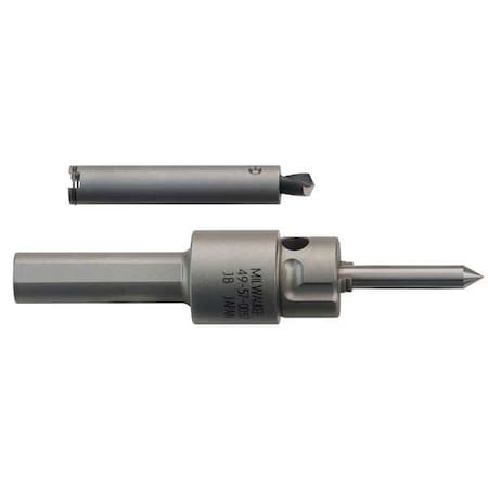 Centering Pin Arbor w/Detachable Drill Cap MPN:49-57-0037