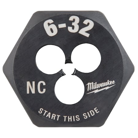 Hex Threading Die, #6-32, UNC MPN:49-57-5315