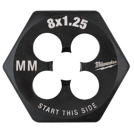 Hex Threading Die, M8x1.25, Metric MPN:49-57-5343