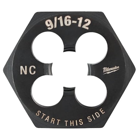 Hex Threading Die, 9/16