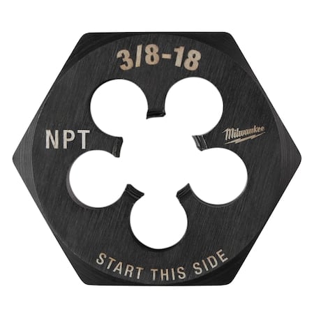 Hex Threading Die, 3/8