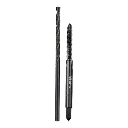 4-40 NC Straight Flute Plug Tap & No. 43 Drill Bit MPN:49-57-5508