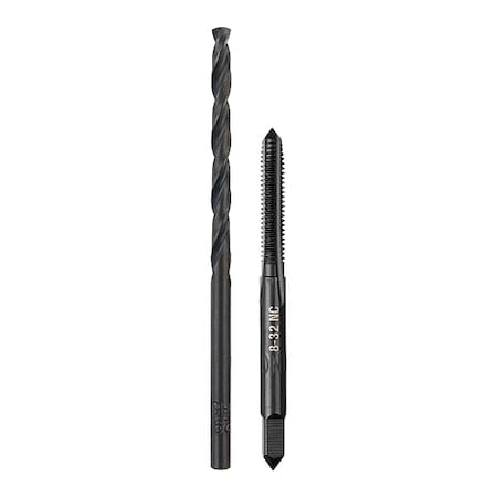 8-32 NC Straight Flute Plug Tap & No. 29 Drill Bit MPN:49-57-5521