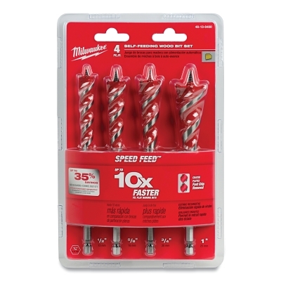 4 Pc Speed Feedwood Bitst MPN:48-13-0400