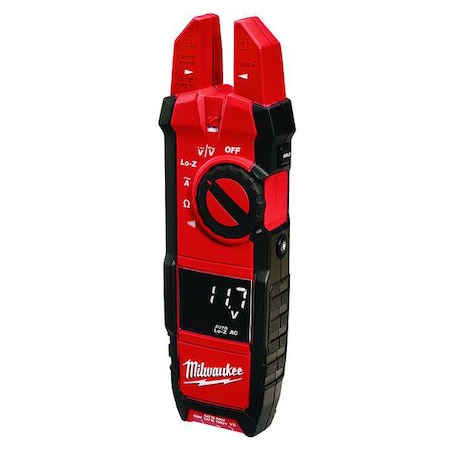 Digital Clamp Meter, Reverse Black LCD, 200 A, 0.6 in (15 mm) Jaw Capacity MPN:2205-20