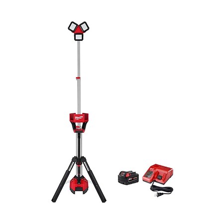 M18 TOWER LIGHT + M18 6.0 BATTERY MPN:2136-20, 48-59-1850