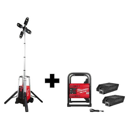 CordlessTripodLight, BatteryIncl, 24 3/4
