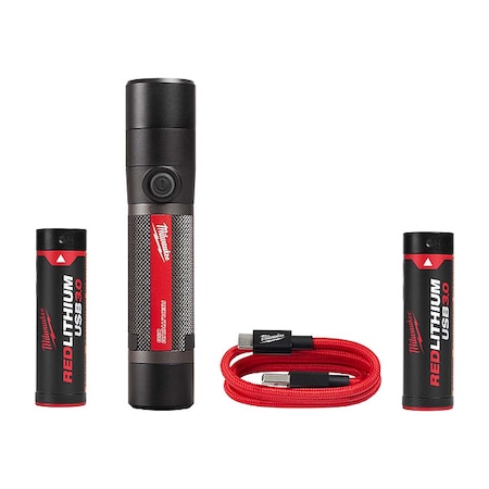 USB Compact Flashlight + 3.0 Battery MPN:2160-21, 48-11-2131