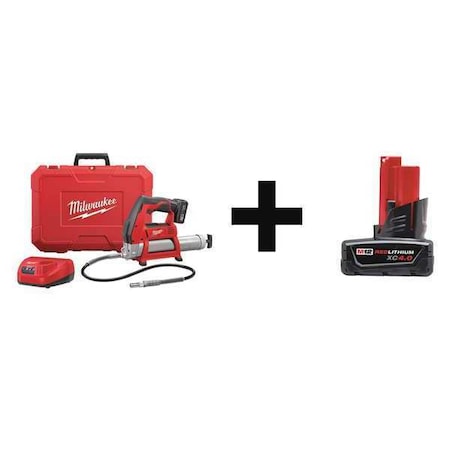 Cordless Grease Gun Kit, 12.0V MPN:2446-21XC, 48-11-2440