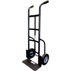 Milwaukee Heavy Duty Hand Truck 60138 - Dual Handle - Solid Rubber Wheels - 1000 Lb. Cap. -Black 60138