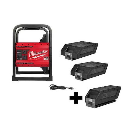 Portable and Inverter Generator, Battery Powered, 1, 800 W Rated, 3, 600 W Surge, Recoil Start, 15 A MPN:MXF002-2XC, MXFCP203
