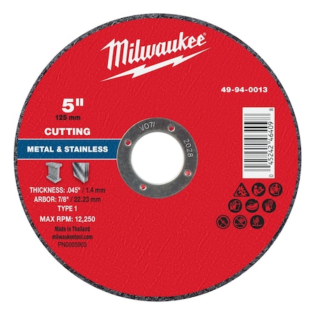 Cut-Off Wheel, 7/8