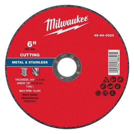 Cut-Off Wheel, 7/8