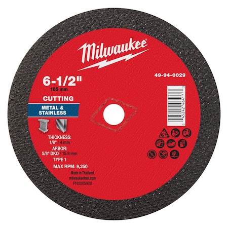 Cut-Off Wheel, 5/8