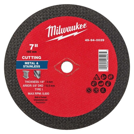 Cut-Off Wheel, 5/8