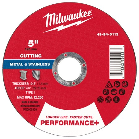Cut-Off Wheel, 7/8