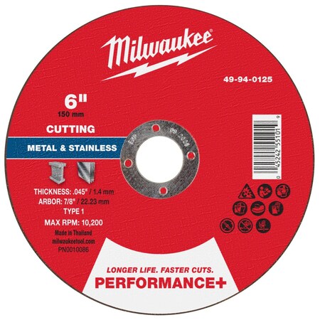 Cut-Off Wheel, 7/8