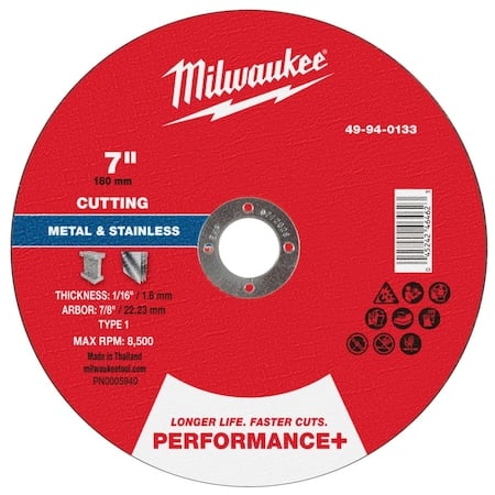 Cut-Off Wheel, 7/8