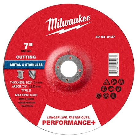 Cut-Off Wheel, 7/8