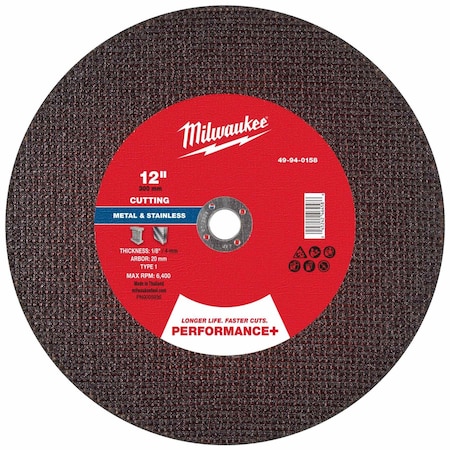 Cut-Off Wheel, 20mm Sz, 12